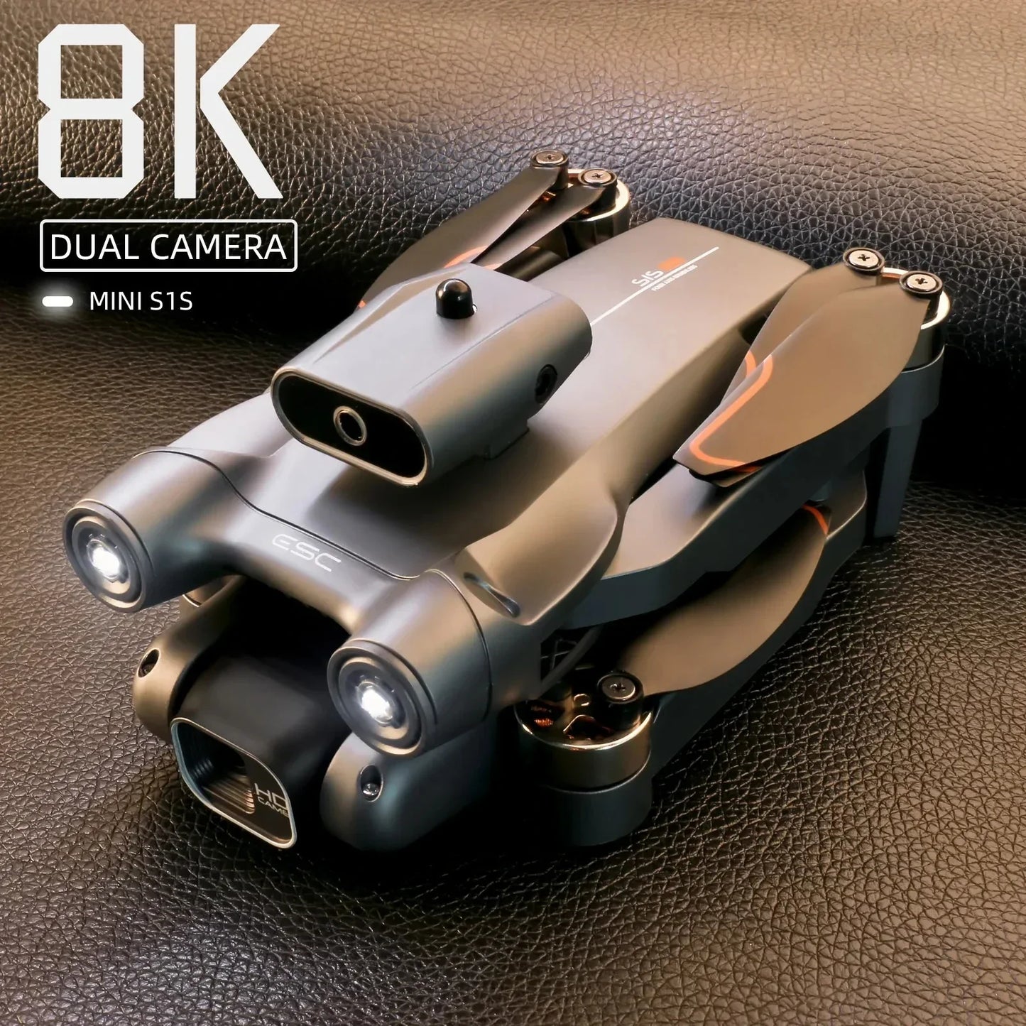 New S1S 5G GPS Drone Camera 8K Professional Brushless Motor Dron Obstacle Avoidance HD Dual Camera Foldable Quadcopter Toys