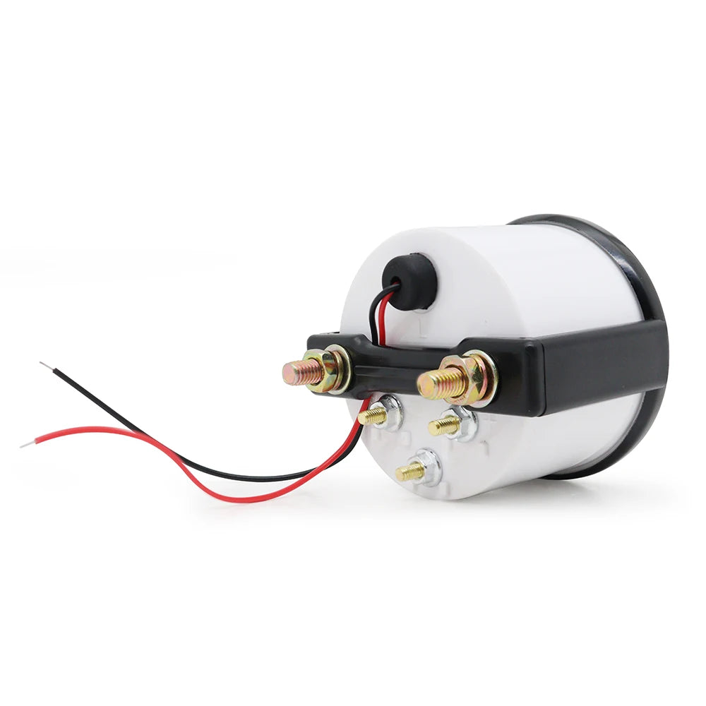 12V 52mm Universal Car Fuel Gauge Fuel Level Gauge Meter High Sensitivity White LED Light Black Rim Automotive Gauges