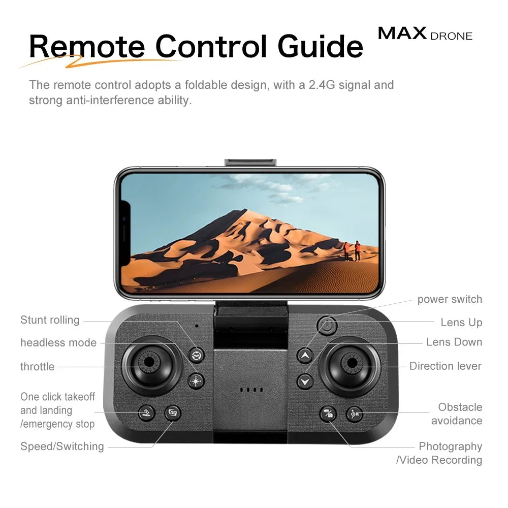 GT5 5G GPS Drone 8K Profesional Dual HD Camera Obstacle Avoidance WIFI FPV Brushless Motor Foldable RC Quadcopter Dron Toy