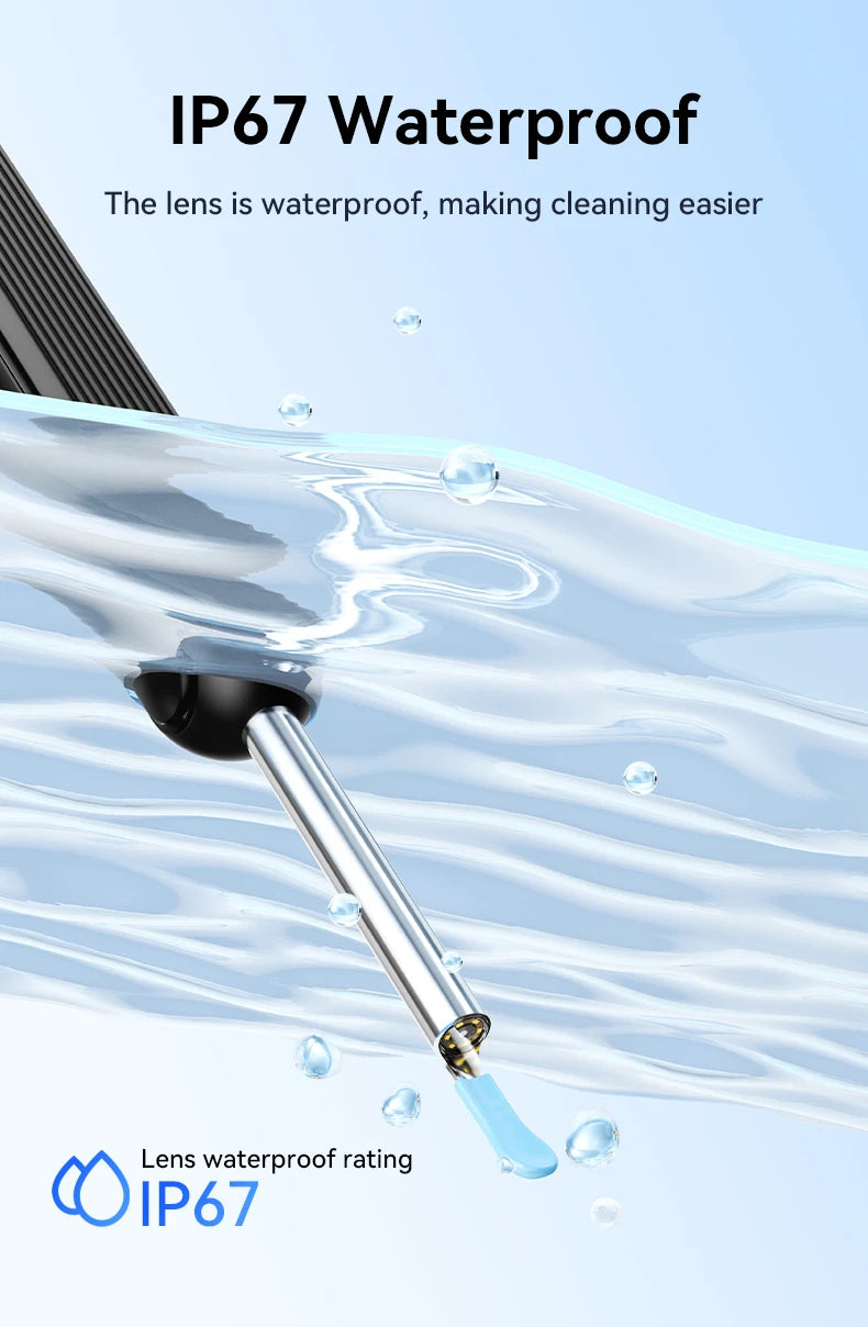 Wireless Ear Wax Cleaner with Camera Safe Earwax Removal Endoscope with Camera Luminous Ear Cleaner Ear Cleaning Tools Ear Care
