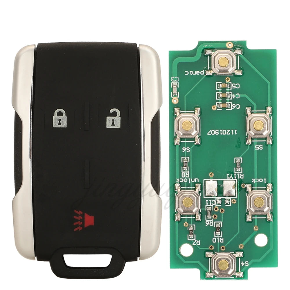 Jingyuqin Remote Smart Car Key Fob 315/433MHZ For Chevrolet Colorado Silverado Tahoe Suburban GMC Canyon Sierra Yukon 2014-2019