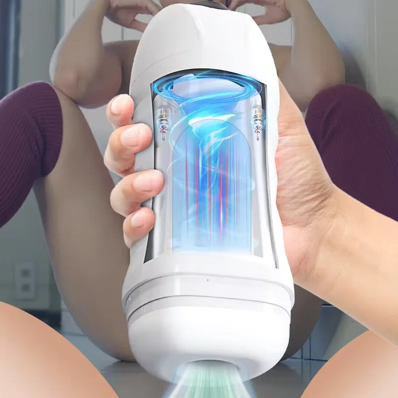 Automatic Male Masturbator Sex Toys for Men Adult Toy Male Thrusting Rotating Masturbation Tools Sex Machine Electric Penis Pump
