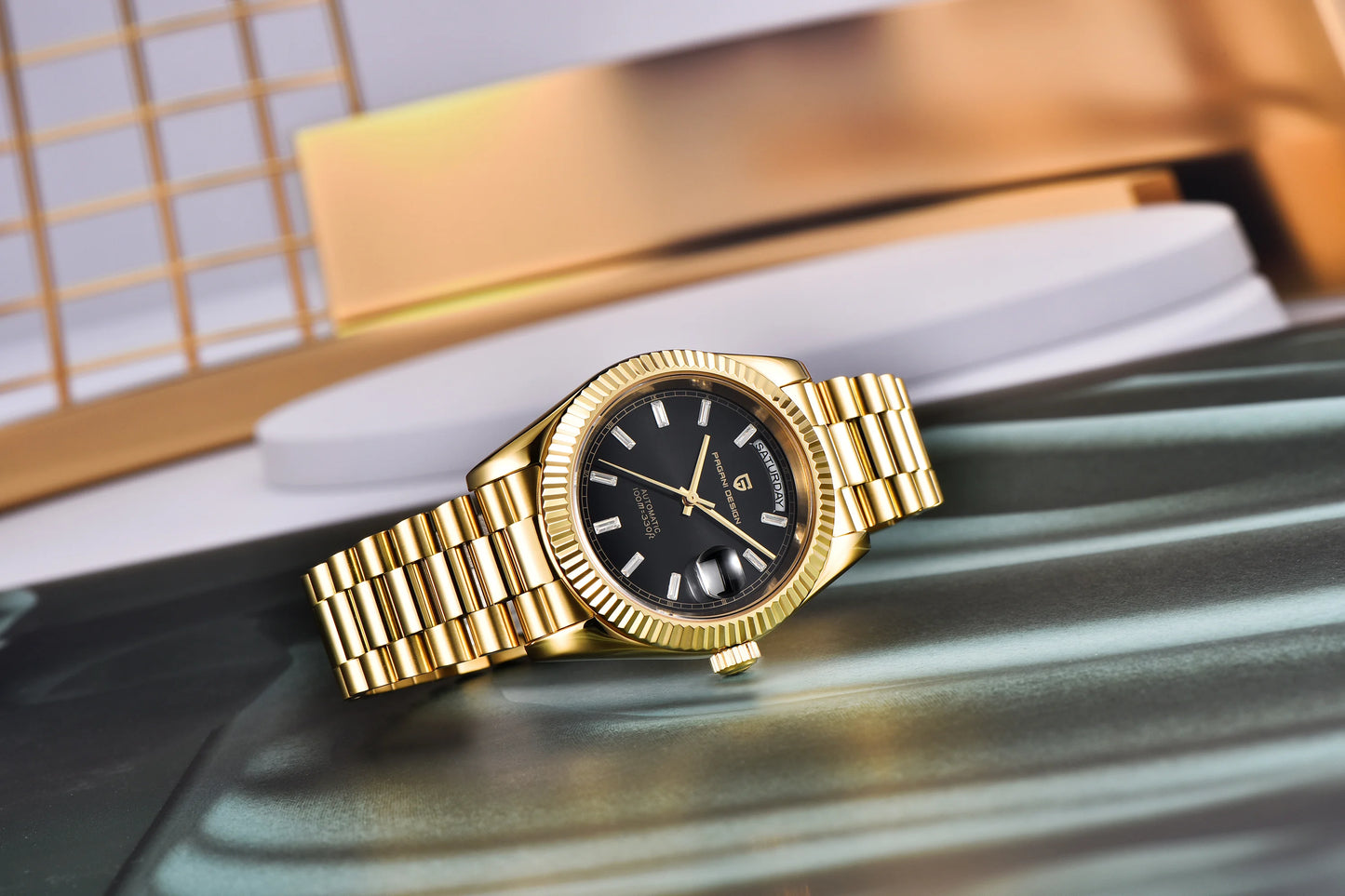 2025 New PAGANI DESIGN DD40 Luxury Rose Gold Automatic Watch For Men Mechanical Watches AR Sapphire Glass Date Wrist watch Men