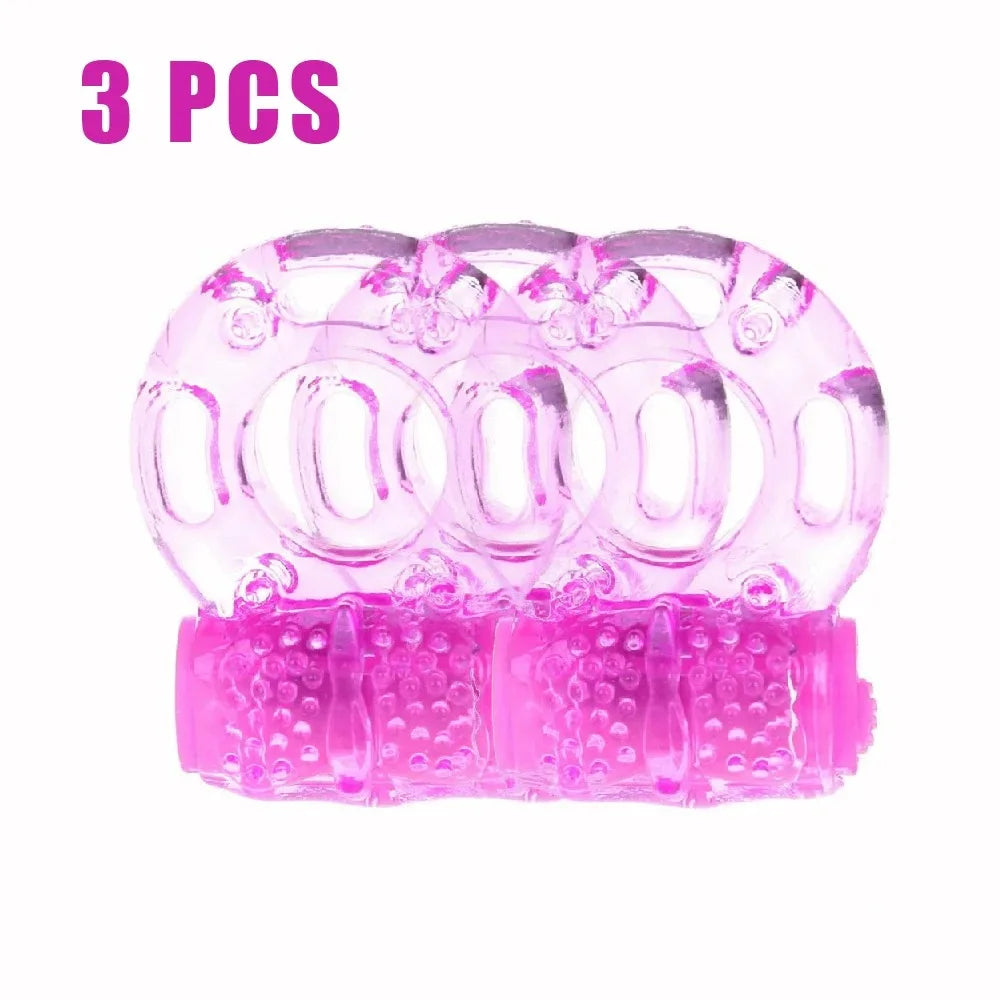Vibrating Dildos Stimulator Strong Penis Rings Erect Cock ring Cage Erection Enhance Sex Ability Product Sex Toys For Men Couple