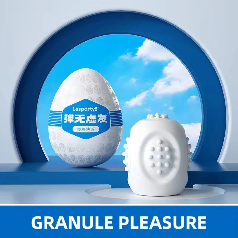 Realistic Masturbator Egg for Men Pocket Pussy 3D Textured Vagina Adult Sex Toys Blowjob Male Masturbation Stroker Penis Sleeve