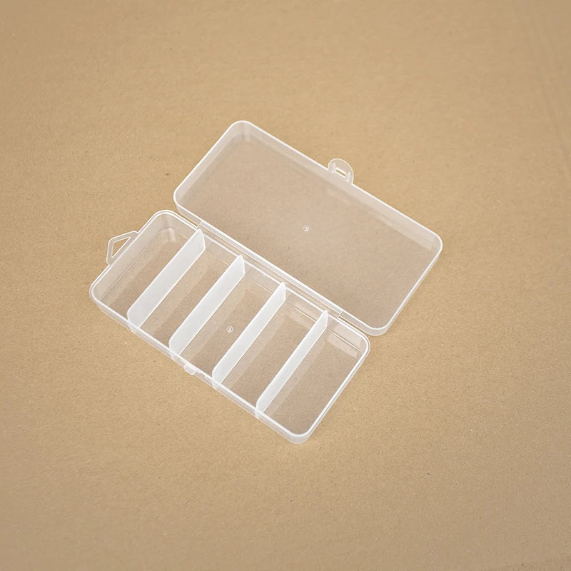 Transparent Fruit Fork Storage Box Organizer Plastic Storage Case Container For Kids Fruit Fork Organizer Display Box