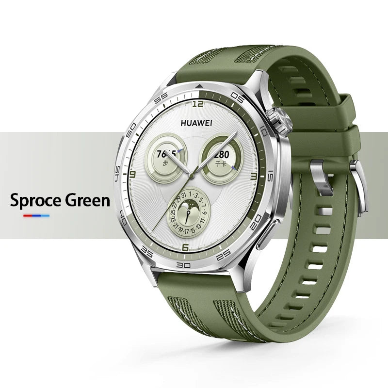Official 22mm Nylon Straps For HUAWEI WATCH GT5 Pro 46mm Band Sport Composite Wristbands Bracelet GT4 GT3 GT2 GT5 Accessories