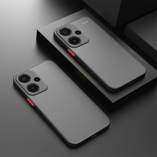 New Shockproof Armor Case For Xiaomi Redmi Note 13 Pro+ 5G Soft TPU Bumper Clear Hard PC Cover Caque Redmi Note13 Pro 4G 5G