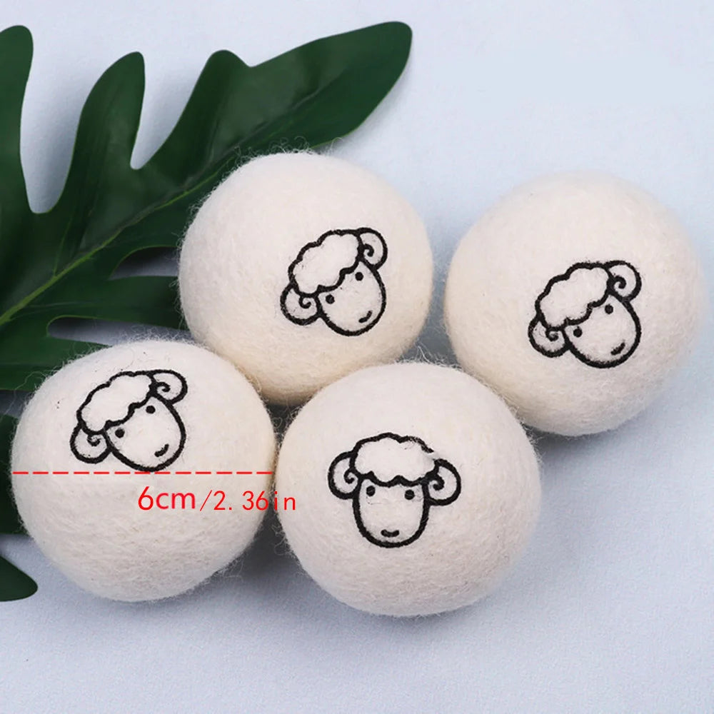 3Pcs Antistatic Special Anti-Winding Of Wool Household Drying Ball Reusable Washing Hine Parts 6Cm