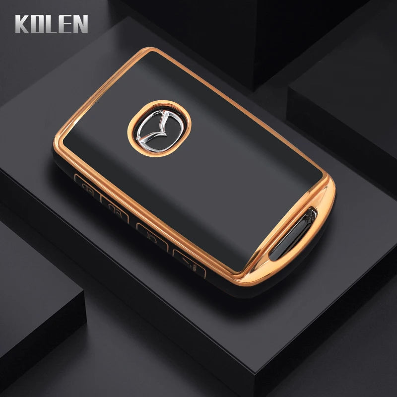 New TPU Car Key Case Cover Shell For Mazda 3 Alexa CX30 CX-4 CX5 CX-5 CX8 CX-8 CX-30 CX9 CX-9 Protector Keyless Fob Accessories