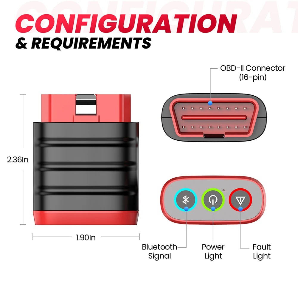 THINKCAR THINKDIAG MINI Auto OBD2 Bluetooth Scanner Full System Diagnostic All Car Lifetime Free Automotive Diagnosis Scan Tool