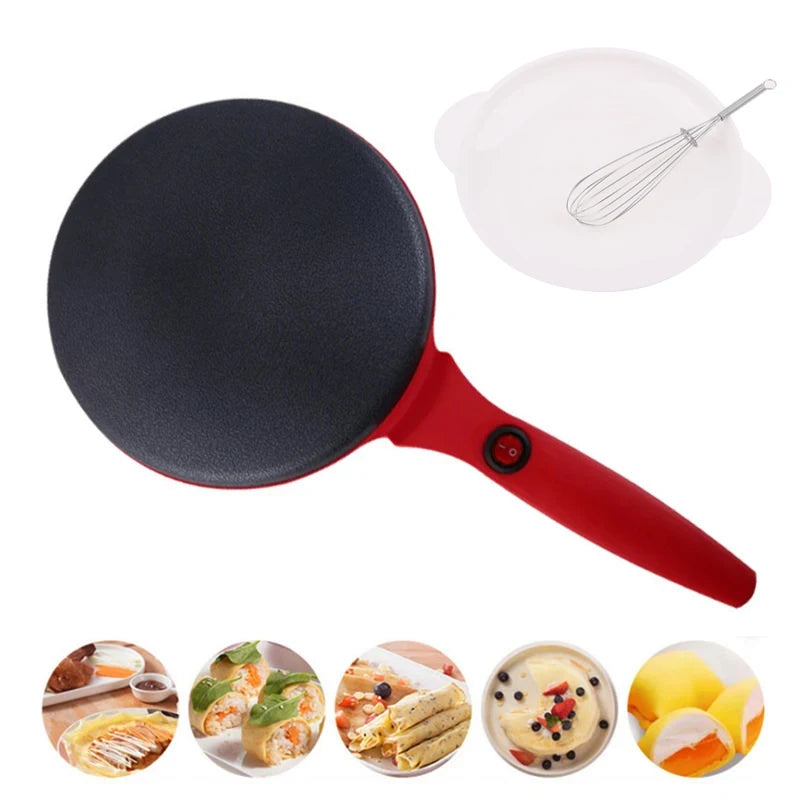 110V 220V Household Non-stick Pancake Machine Electric Crepe Baking Pan Instant Heating Spring roll Pastry Frying Grilling Plate
