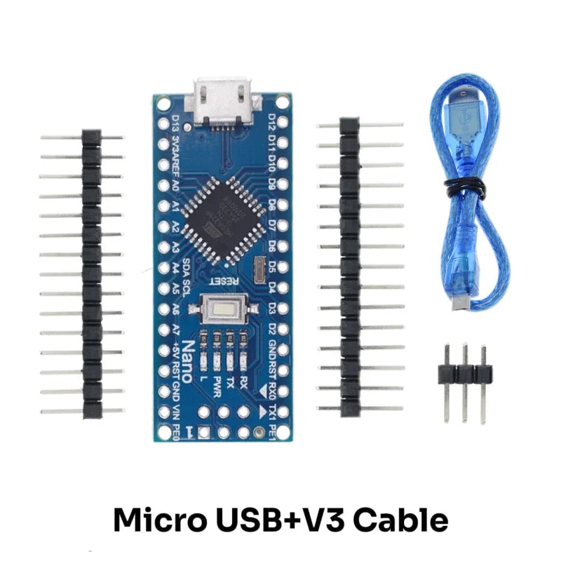 Mini/ Type-C /Micro USB Cable Nano 3.0 With Bootloader Compatible Nano Controller for Arduino CH340 USB driver 16Mhz ATMEGA328PB