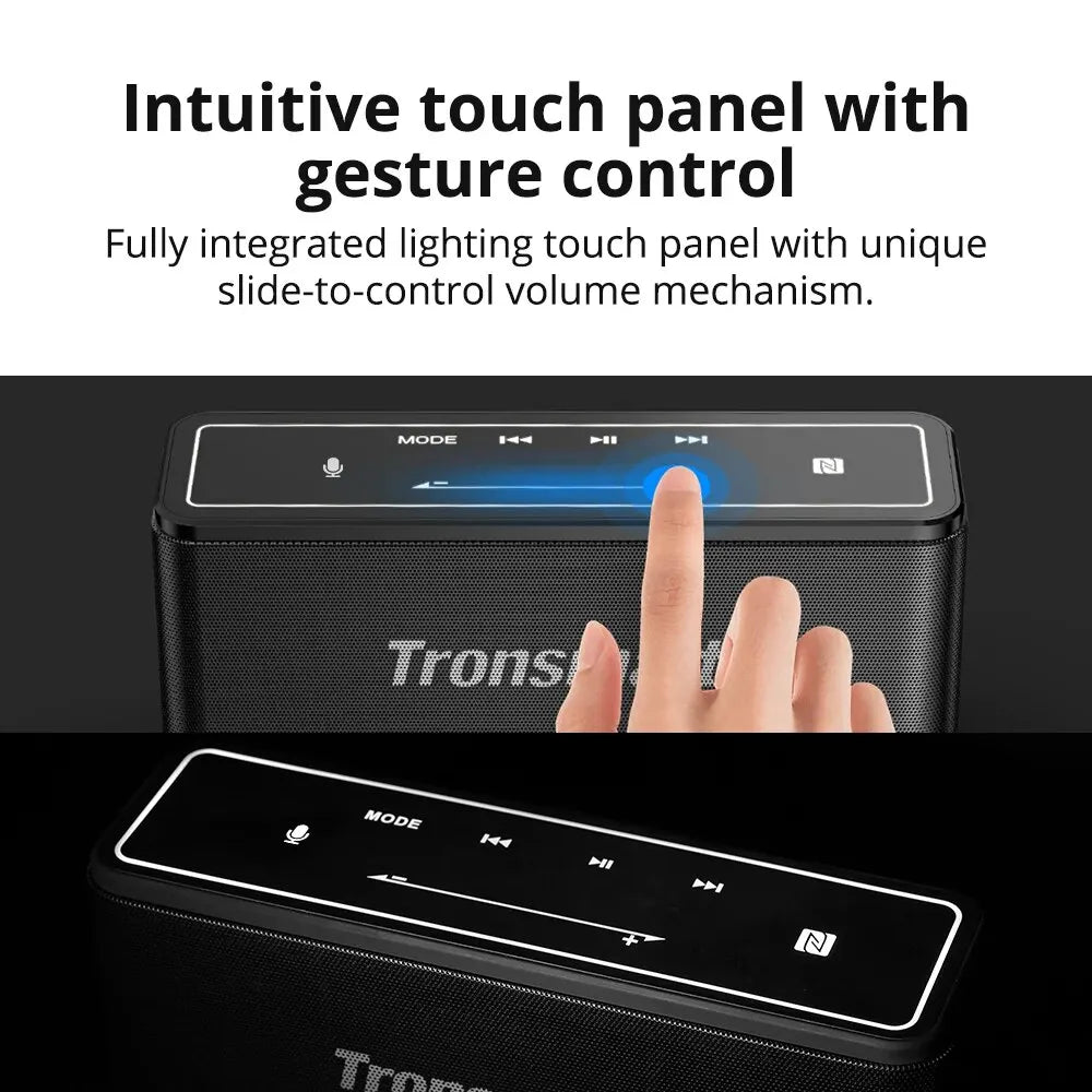 Tronsmart Mega Speaker 40W Bluetooth Speaker with Touch Control Soundbar Support Voice Assistant,NFC,MicroSD