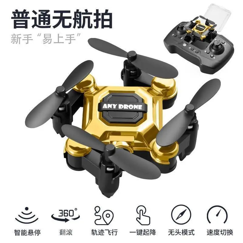Mosquito drone, mini folding drone, aerial camera drone, student remote-controlled helicopter, small toy