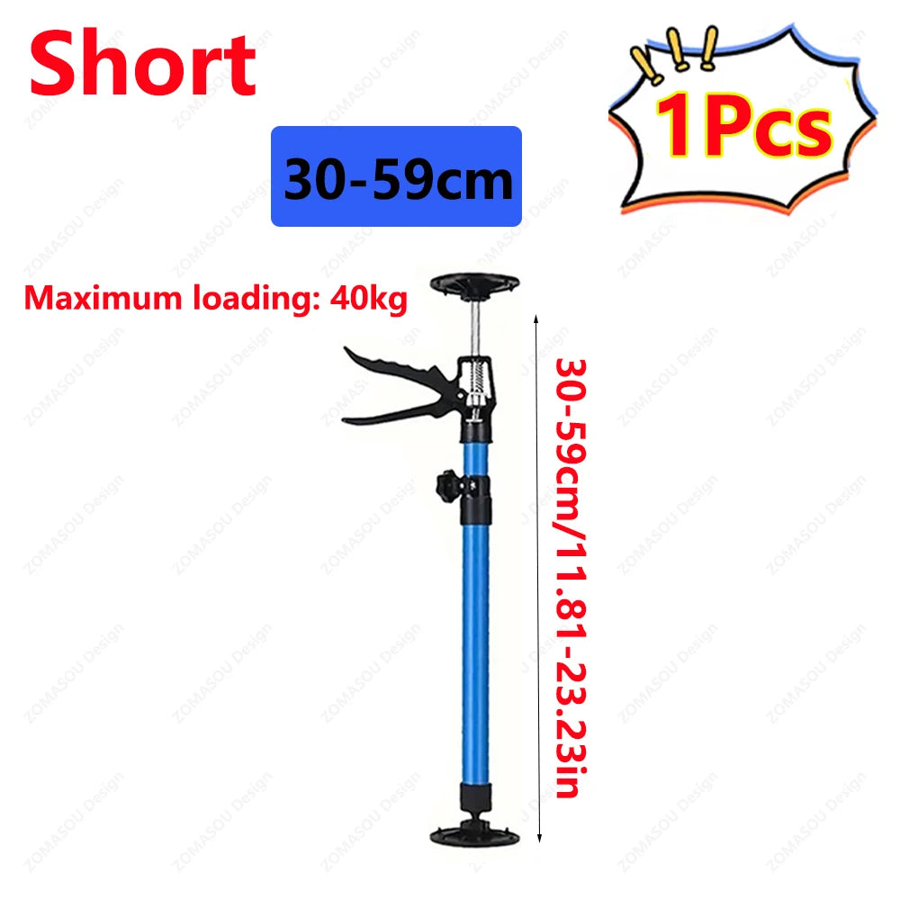 1-2Pcs Labor-Saving Telescopic Support Rods Jack Bar Drywall Door Lift Support Construction Tool for Cabinet Stairs Porches Deck