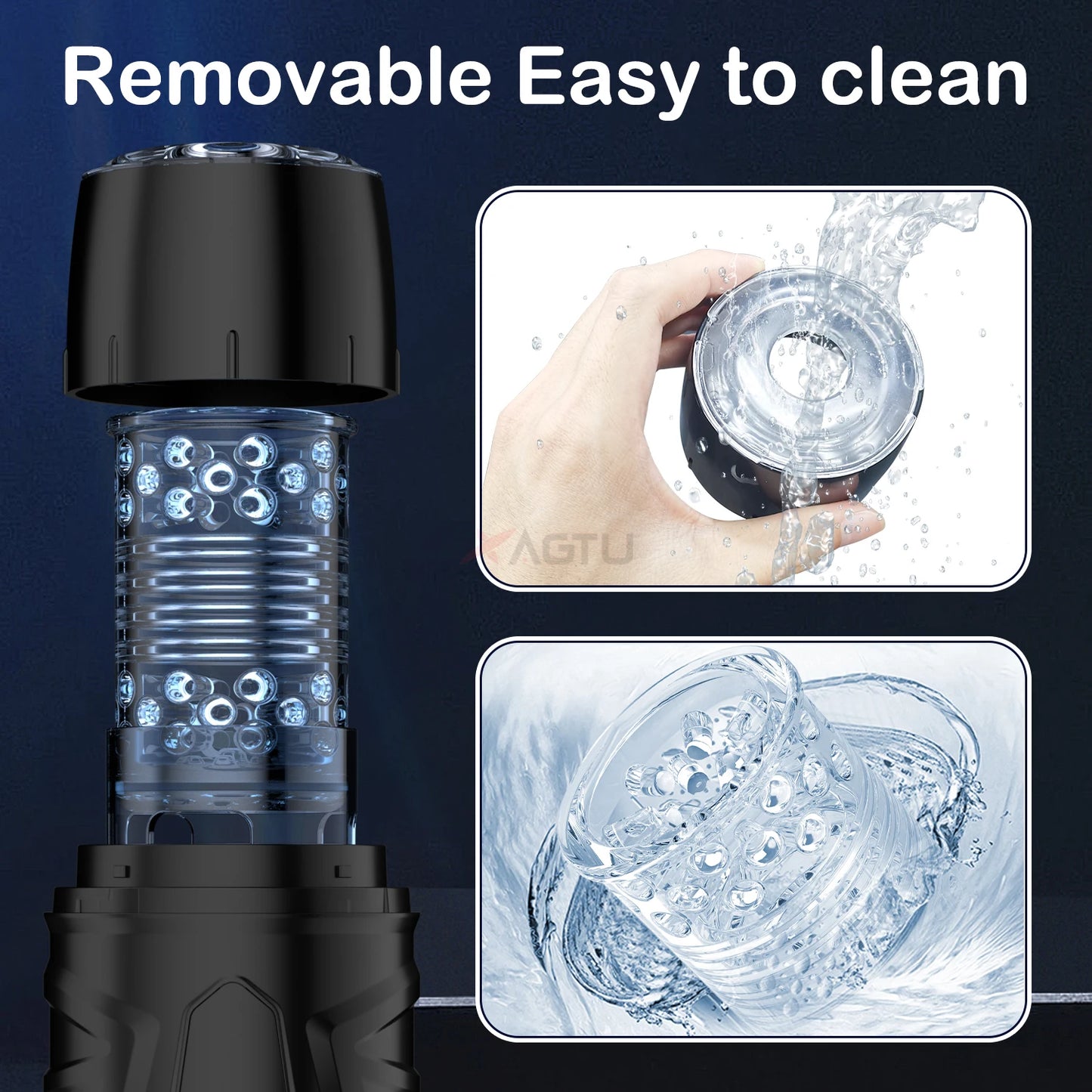 Automatic Male Masturbator 7 Thrusting Rotating Modes Mastubator Cup Electric Telescopic Sex Toy Pocket Pussy For Men Adult Toys