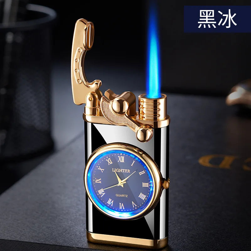 Multifunctional Electronic Watch Lighter Men Creative Gift Watch Lighter Combo Multi Use Trending Gadget