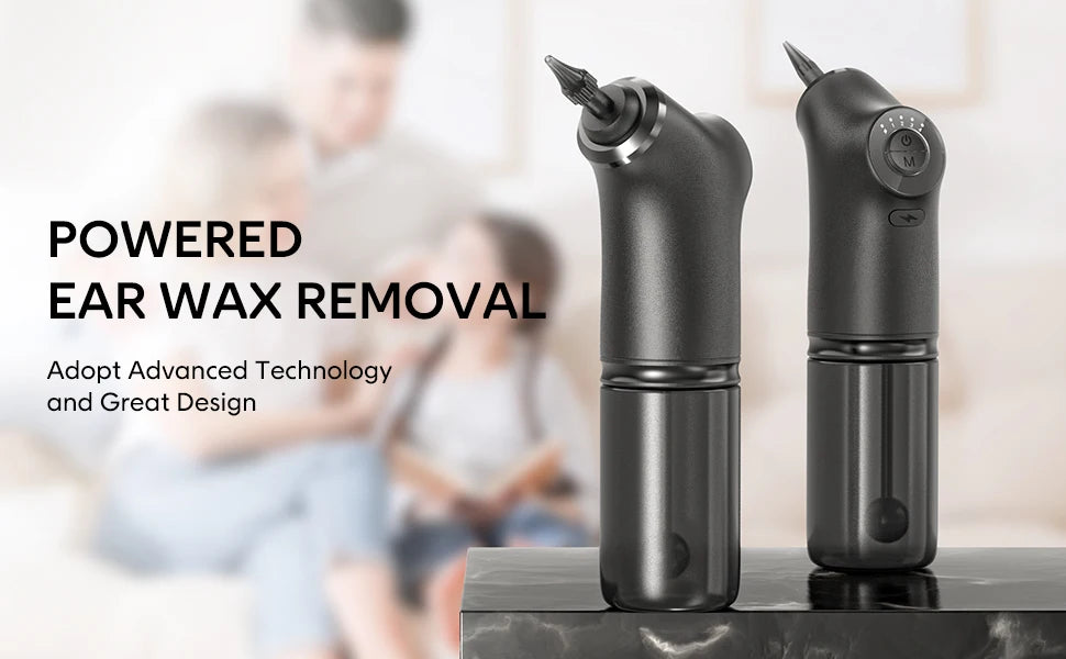 Water Powered Ear Cleaner Electric Ear Wax Removal Tool 4 Pressure Modes Ear Cleaning Tool for Adults Kids Electric Ear Cleaner