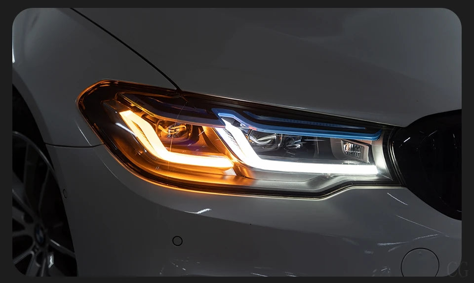 Car Styling Head Lamp for BMW 5 Series G30 Headlights 2017-2021 Headlight LED DRL Signal Projector Lens Automotive Accessories