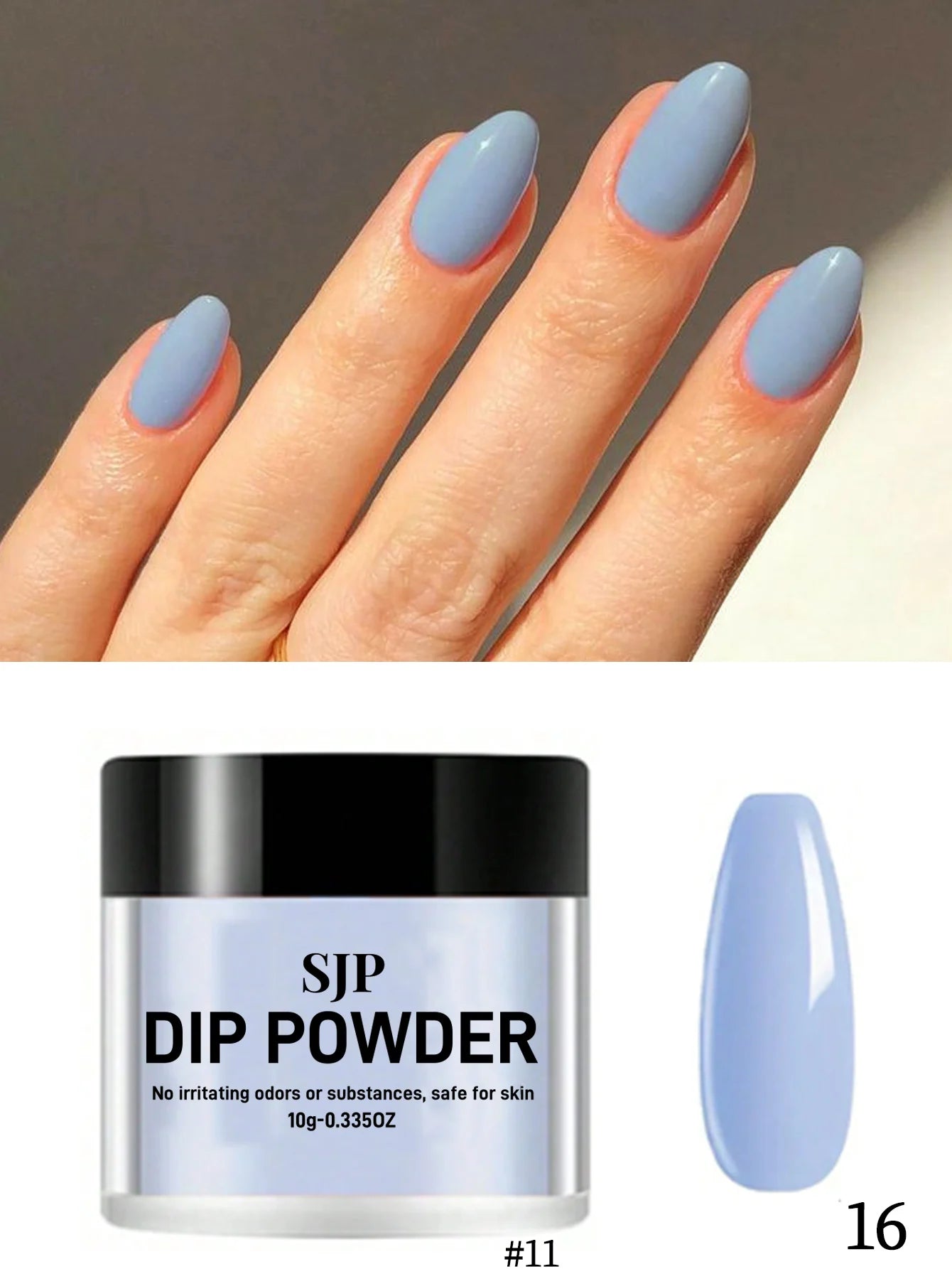 10 G Nail Dip Powder for French Manicure, Color Dip Powder, Suitable for Home Nail Salon DIY, Long Lasting, No Curing Manicure L