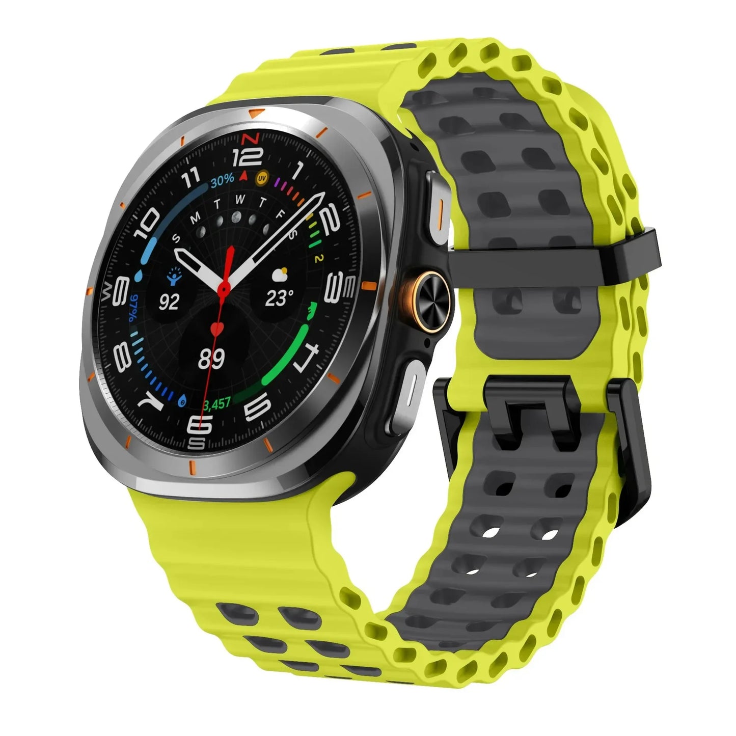 Ocean Strap for Samsung Galaxy Watch Ultra 2025 Sports Silicone Band for Galaxy Watch 8-7 Ultra 47mm Official Original Wristband