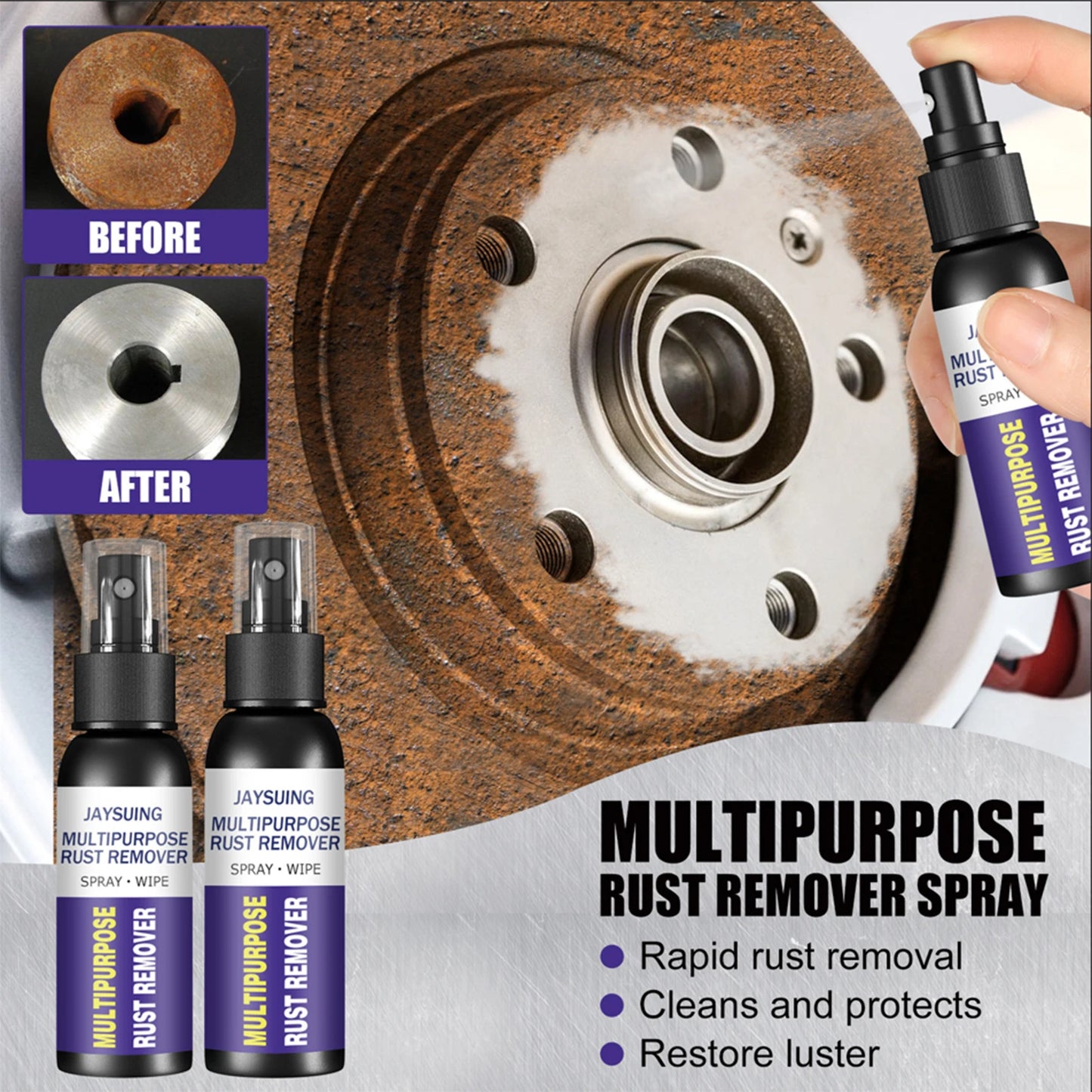 Metal Rust Remover Multifunctional Automotive Wheel Polishing And Refurbishing Agent Faucet Stainless Steel Rust Remover