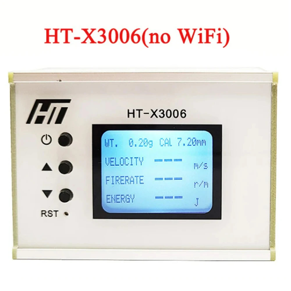 1-999m/s Speed Meter for Shooting Speed Meter Ball Velocity Energy Measurement Shooting Chronograph Bullet Speed Tester HT-X3006