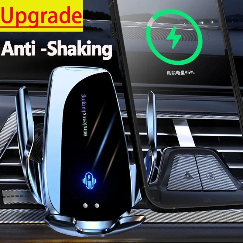 Car Wireless Charger Automatic Car Phone Holder Infrared Induction
