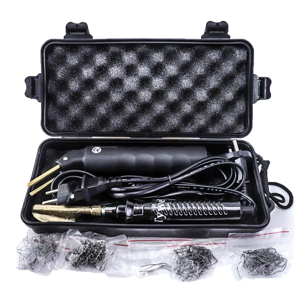 New Heat Gun Plastic Welding Machine Bumper Soldering Iron Staples Bumper Repair Car Tools Kit HOT Stapler Plastic Welder