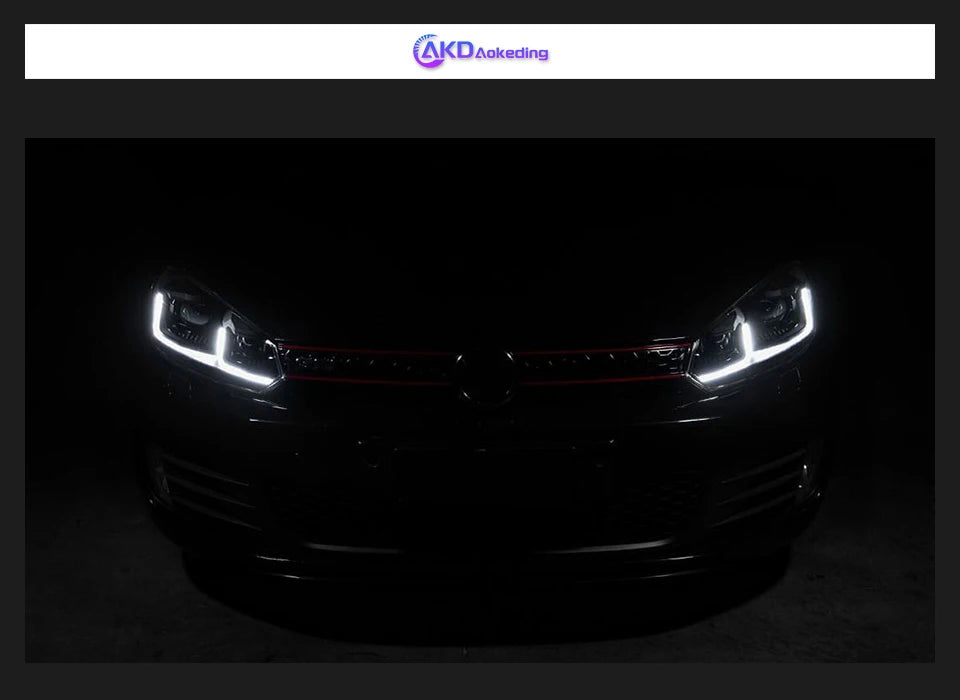 Car Lights for VW Golf6 Golf 6 MK6 Headlight 2009-2012 R20 GTI Head Lamp Drl Projector Lens Automotive Accessories