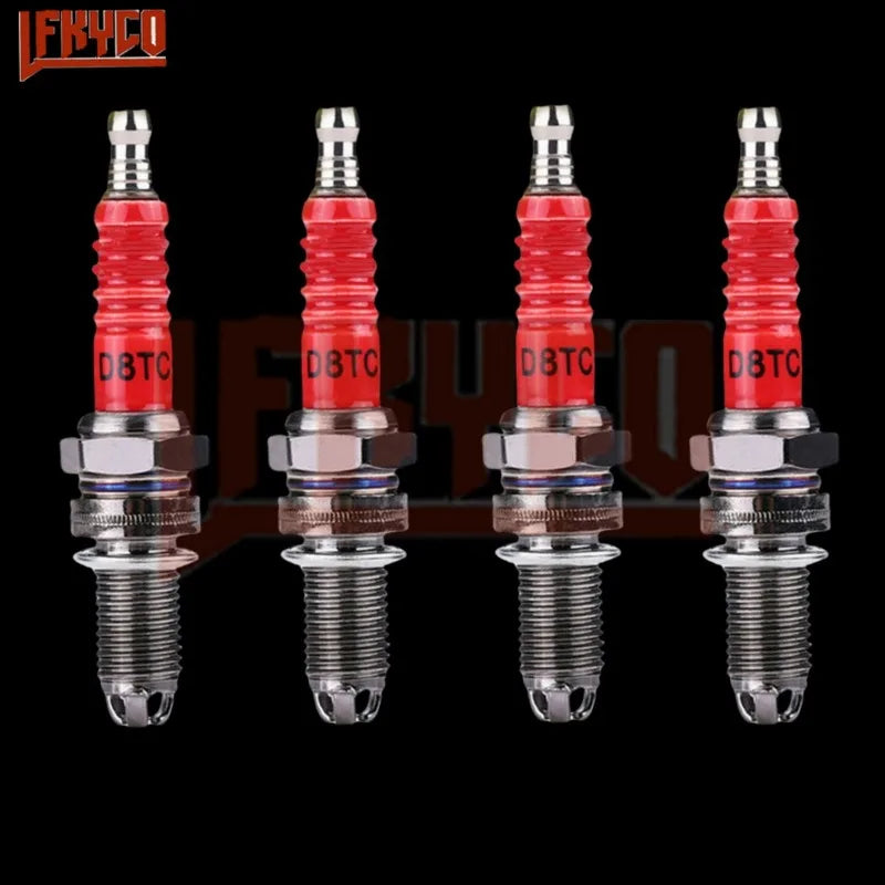 1/2/3/4/5PCS Racing Spark Plug 3 Triple Electrode A7TC D8TC For GY6 CG 50 70 110 125 150CC Motorcycle Atv Scooter Dirt Bike Kart