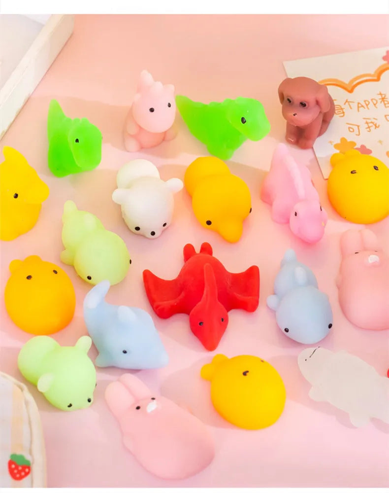10-100Pack Cute Pinch Dumpling Toys Kindergarten Prizes Kids Birthday Party Favor Pack Pinata Fillers