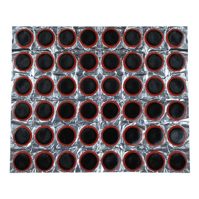 Bicycle Flat Tire Repair Kit Tool Set 48pcs Portable Rubber Fetal Repair Tools bike Inner Tube Puncture Patch Repair Tools