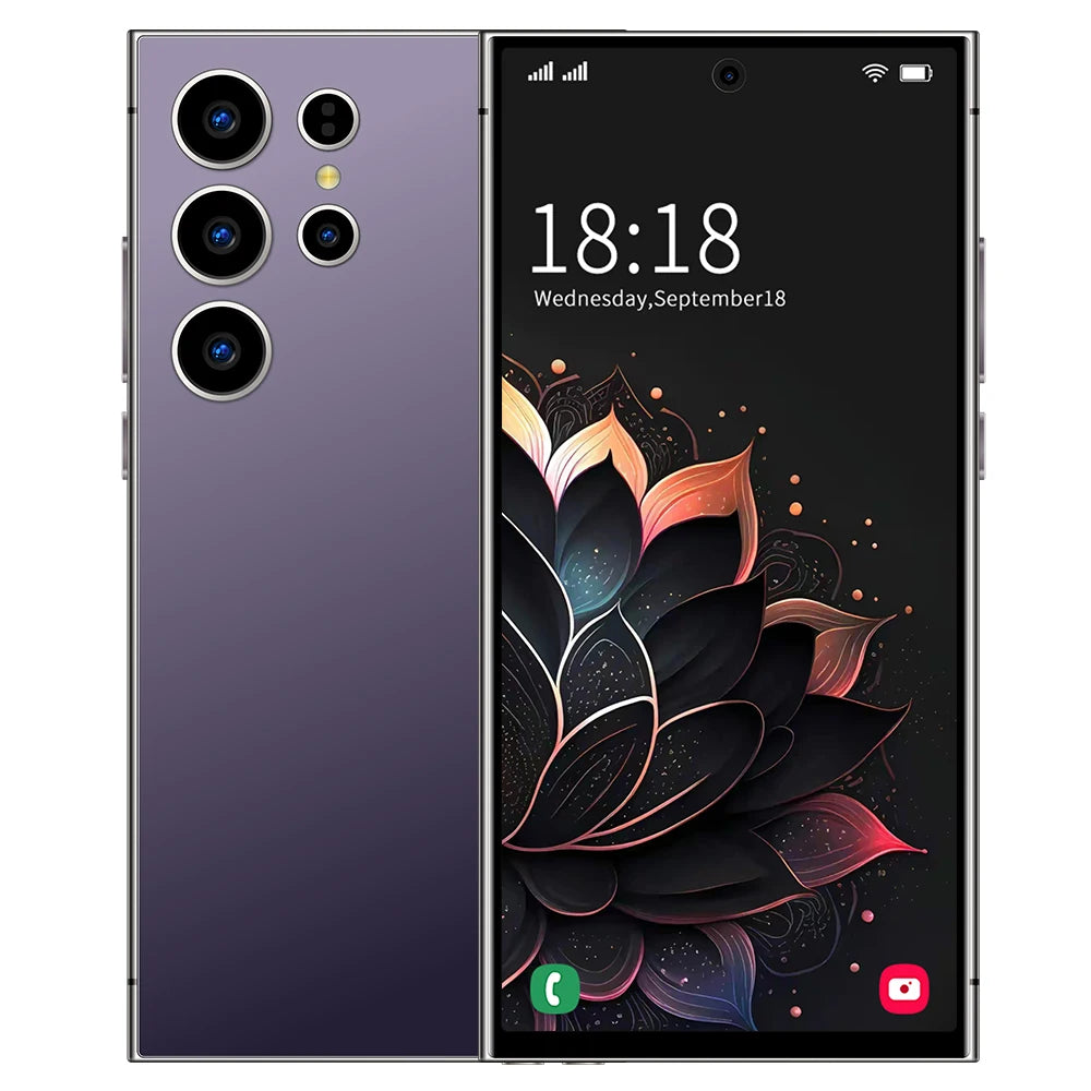2025 New S26 Ultra Original 5G Smartphone 7.3 inch Dual SIM 7800mAh Android 14 Global Phone