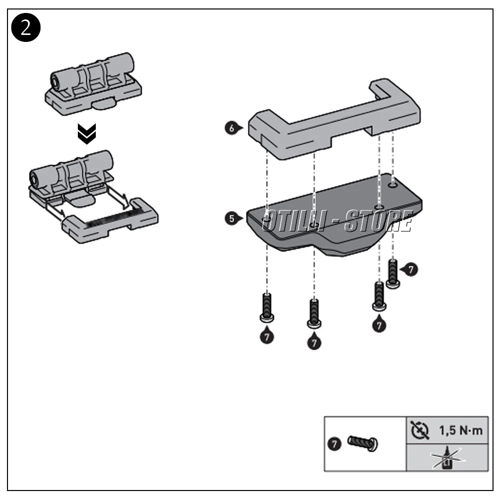 For Honda NX400 NX 400 NX500 Nx 500 2024 Motorcycle Accessories Phone Holder Bracket GPS Navigation Bracket Mounting 13/16mm Rod