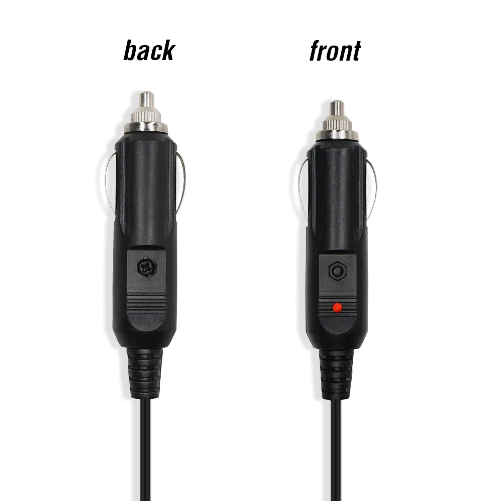 12V DC Power Car Charger for Walkie Talkie UV-5R UV9R UV-82 UV-9R Plus UV5RE 5RA Baofeng Accessories Radio Charge Base Cord
