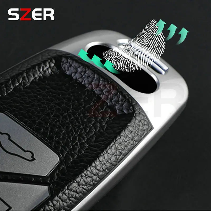 Leather TPU Car Key Case Cover For Audi A4 B9 A5 A6 8S 8W Q5 Q7 4M S4 S5 S7 TT TTS TFSI RS Protector Shell Fob Accessories