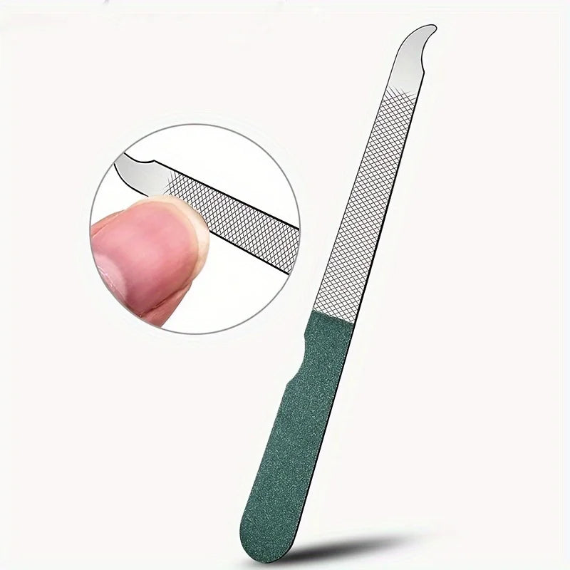 New 6 Pcs Portable Luxury Manicure Sets Pedicure Kits Bright Black Nail Clipper Set Personal Care Tools Eyebrow Scissors