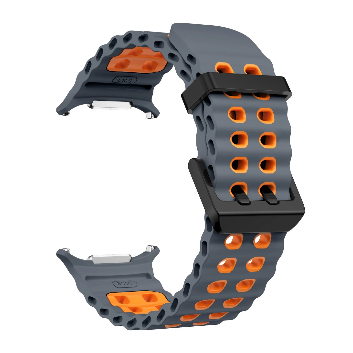 Ocean Strap for Samsung Galaxy Watch Ultra 2025 Sports Silicone Band for Galaxy Watch 8-7 Ultra 47mm Official Original Wristband