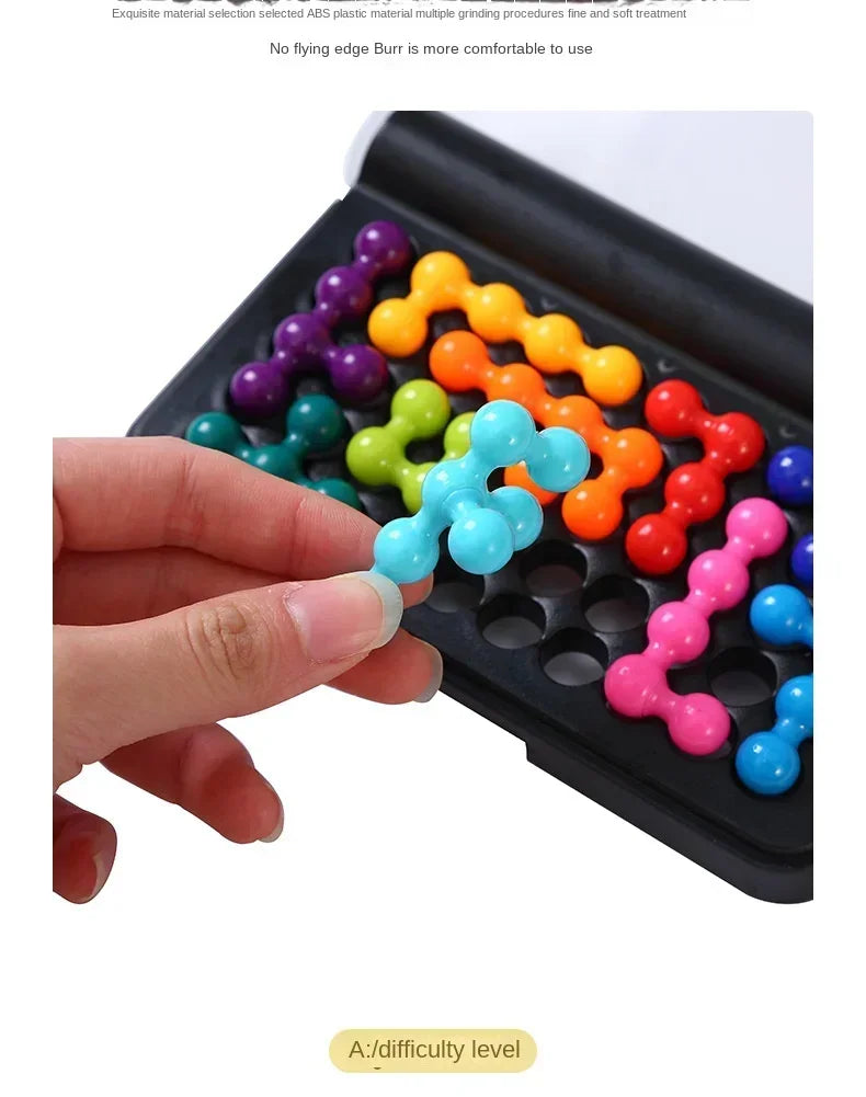 New Smart Pyramid Development Intelligence Magic Beads Children's Logical Thinking Training Puzzle Toys Smart Battle