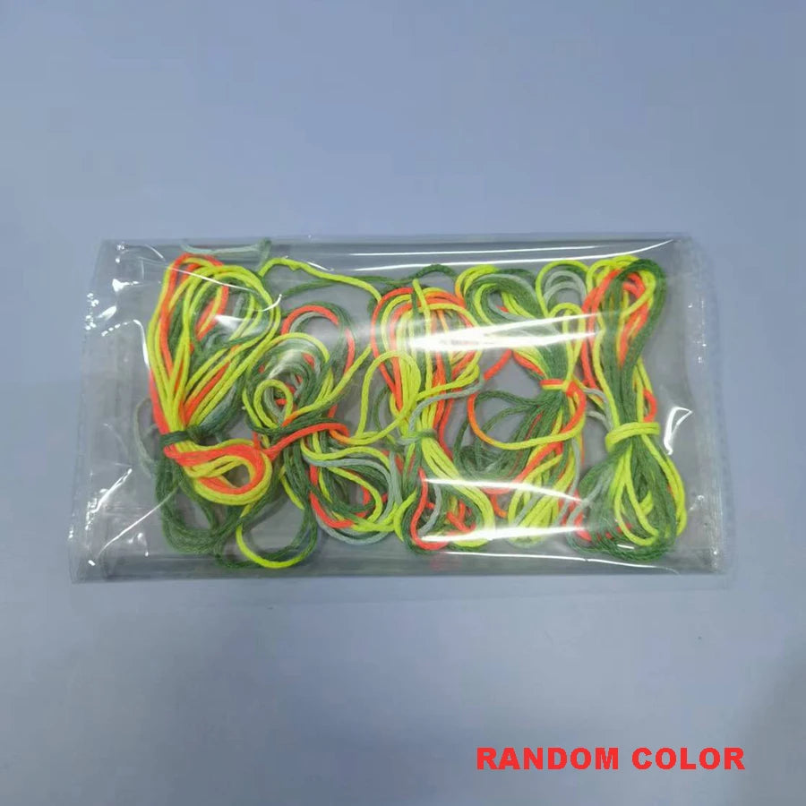 String Rope Glow in The Dark String Rope Launcher Luminous Portable Handheld String Stress Relief Toy For Kids Party Gift