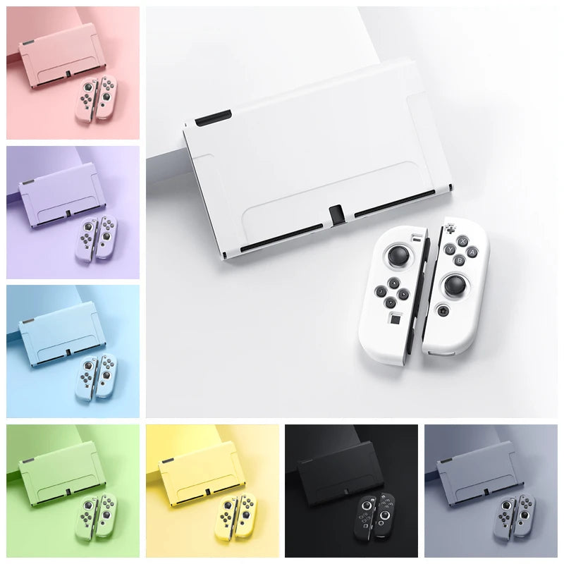Fundas Carcasa For Nintendo Switch OLED Swich Swith Joy Con Joycon Accessories Game Protection Case Cover Capa Etui Shell Funda