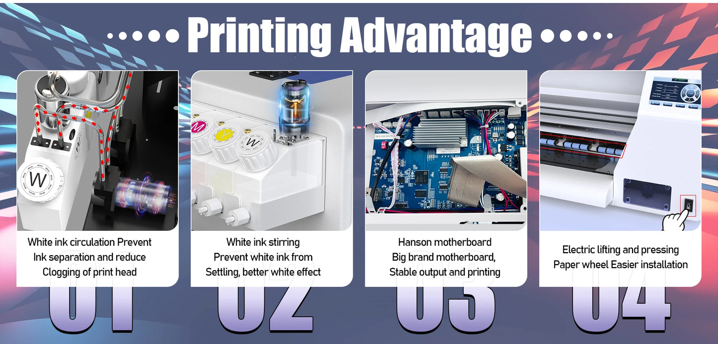 OYfame 33CM DTF Printer A3 For Epson XP600 Directly To Film a3 tshirt printing machine a3 Impresora Dtf with DTF shaking machine