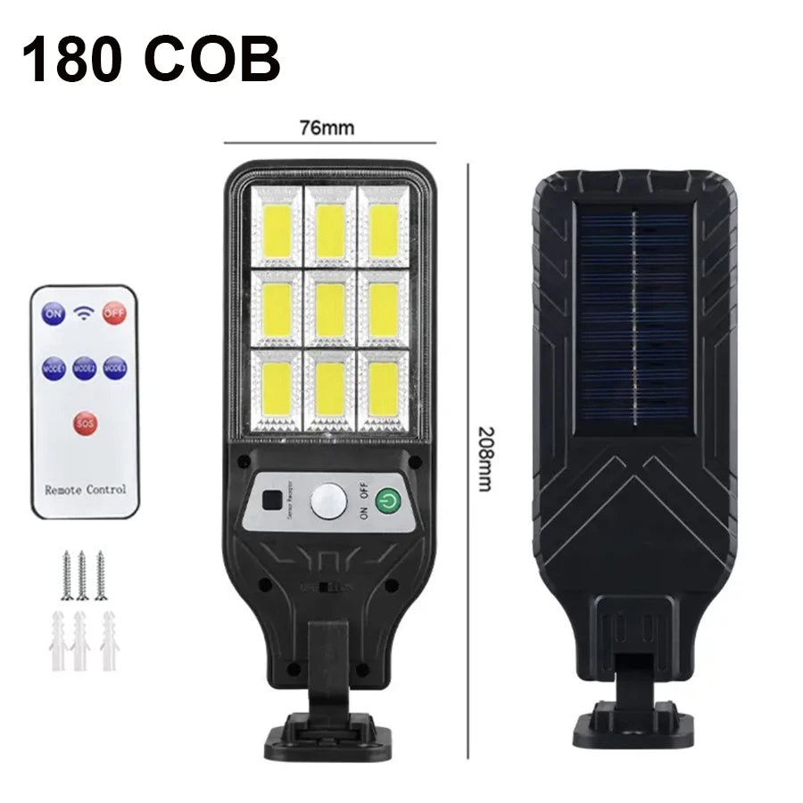 500000LM Ultra Powerful Solar Lamp 120° Wide Range Lighting Outdoor Solar LED Lights 3 Modes With Remote Control Street Lamp