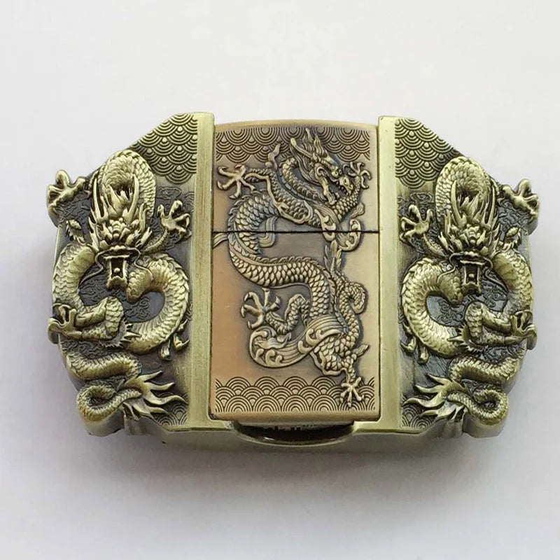 Poker PlayCard series Kerosene Lighter belt buckle, popular in Europe and America