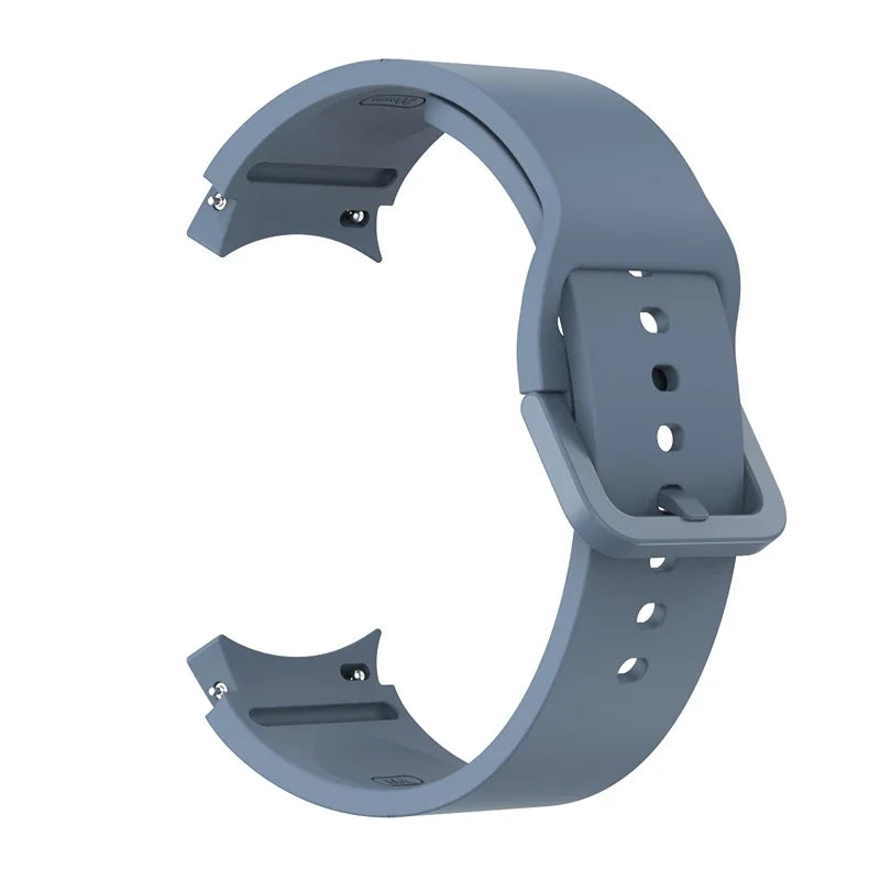 Original Silicone Band for Samsung Galaxy Watch 7 6 5 4 40mm/44mm 5Pro No Gap Bracelet Galaxy Watch 6/4 Classic 46mm 47mm Strap