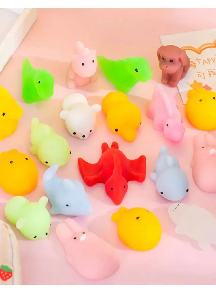 10-100Pack Cute Pinch Dumpling Toys Kindergarten Prizes Kids Birthday Party Favor Pack Pinata Fillers