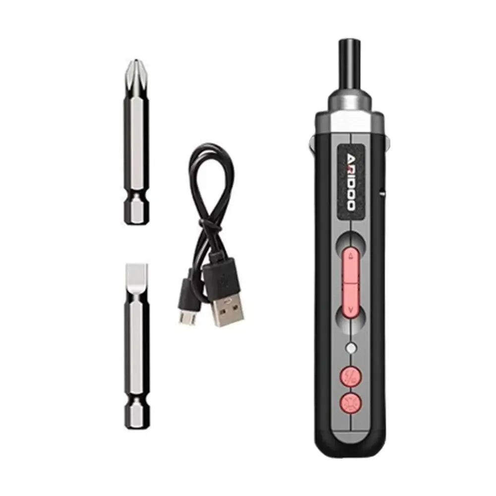 Ergonomic Electric Screwdriver Portable USB Charging Wireless Power Drill Pen Shaped Handyman Tool for Easy Holding