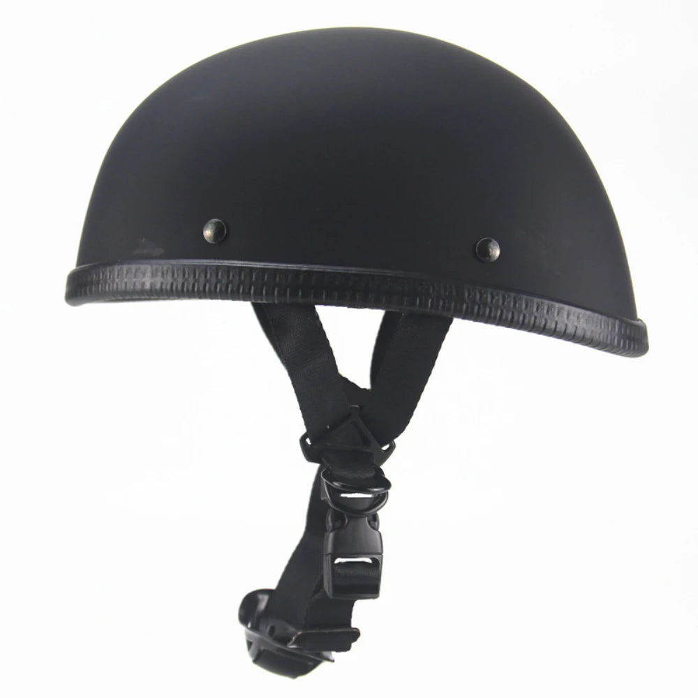 New Retro Motorcycle Half Helmet ABS Cotton Plastic Cap Summer Half Face Unisex Helmet Motorbike Ridder Universal DOT Certified
